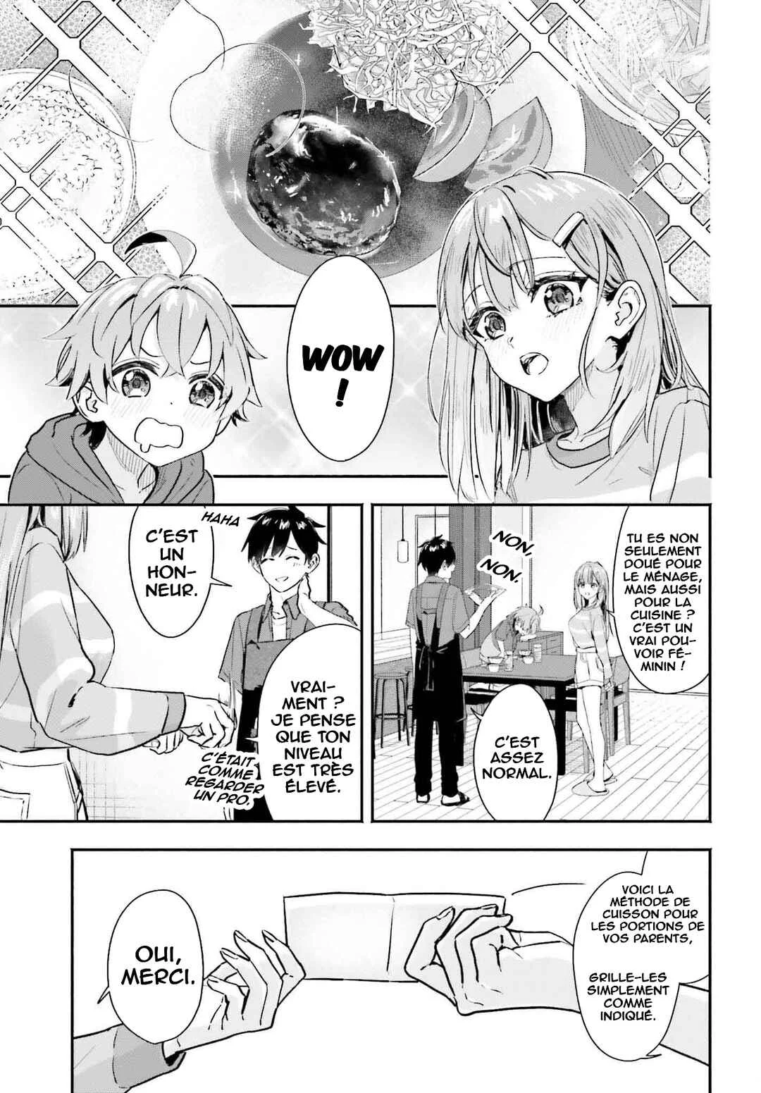 Kaji Daikou no Arubaito wo Hajimetara Gakuen Ichi no Bishoujo no Kazoku ni Kiniirarechaimashita. Chapitre 2 - Page 17