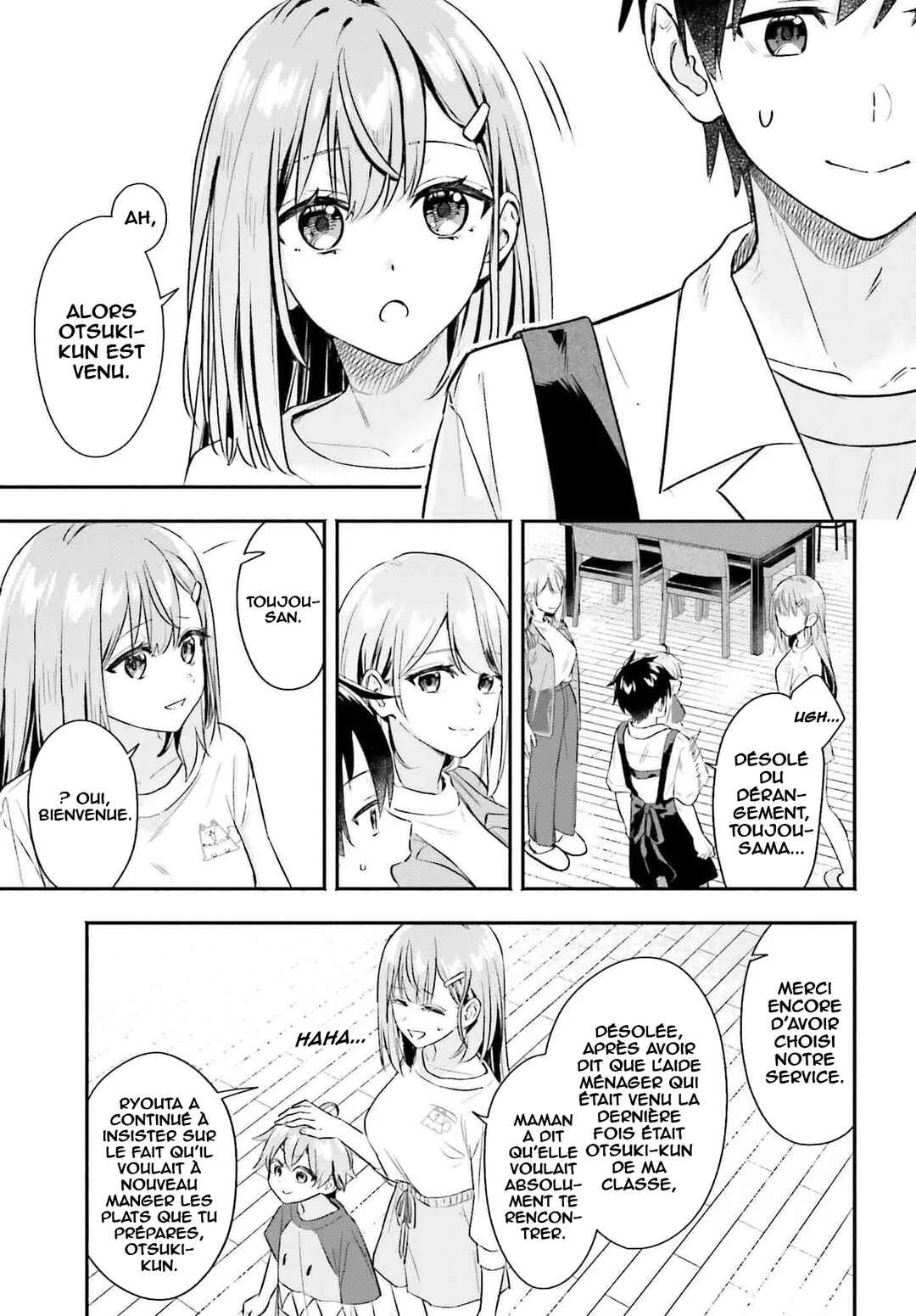 Kaji Daikou no Arubaito wo Hajimetara Gakuen Ichi no Bishoujo no Kazoku ni Kiniirarechaimashita. Chapitre 4 - Page 7