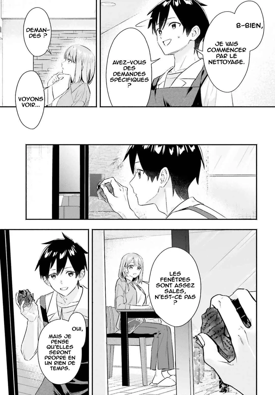 Kaji Daikou no Arubaito wo Hajimetara Gakuen Ichi no Bishoujo no Kazoku ni Kiniirarechaimashita. Chapitre 4 - Page 11