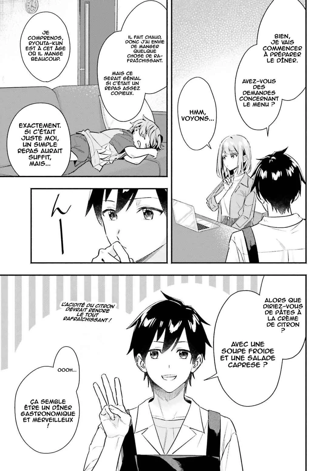 Kaji Daikou no Arubaito wo Hajimetara Gakuen Ichi no Bishoujo no Kazoku ni Kiniirarechaimashita. Chapitre 4 - Page 17