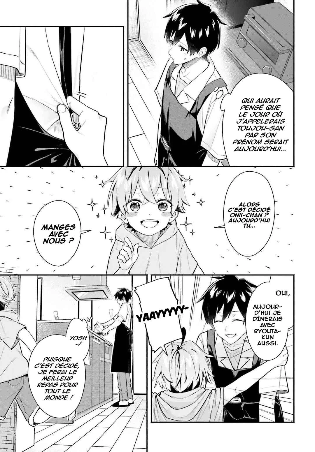 Kaji Daikou no Arubaito wo Hajimetara Gakuen Ichi no Bishoujo no Kazoku ni Kiniirarechaimashita. Chapitre 5 - Page 23