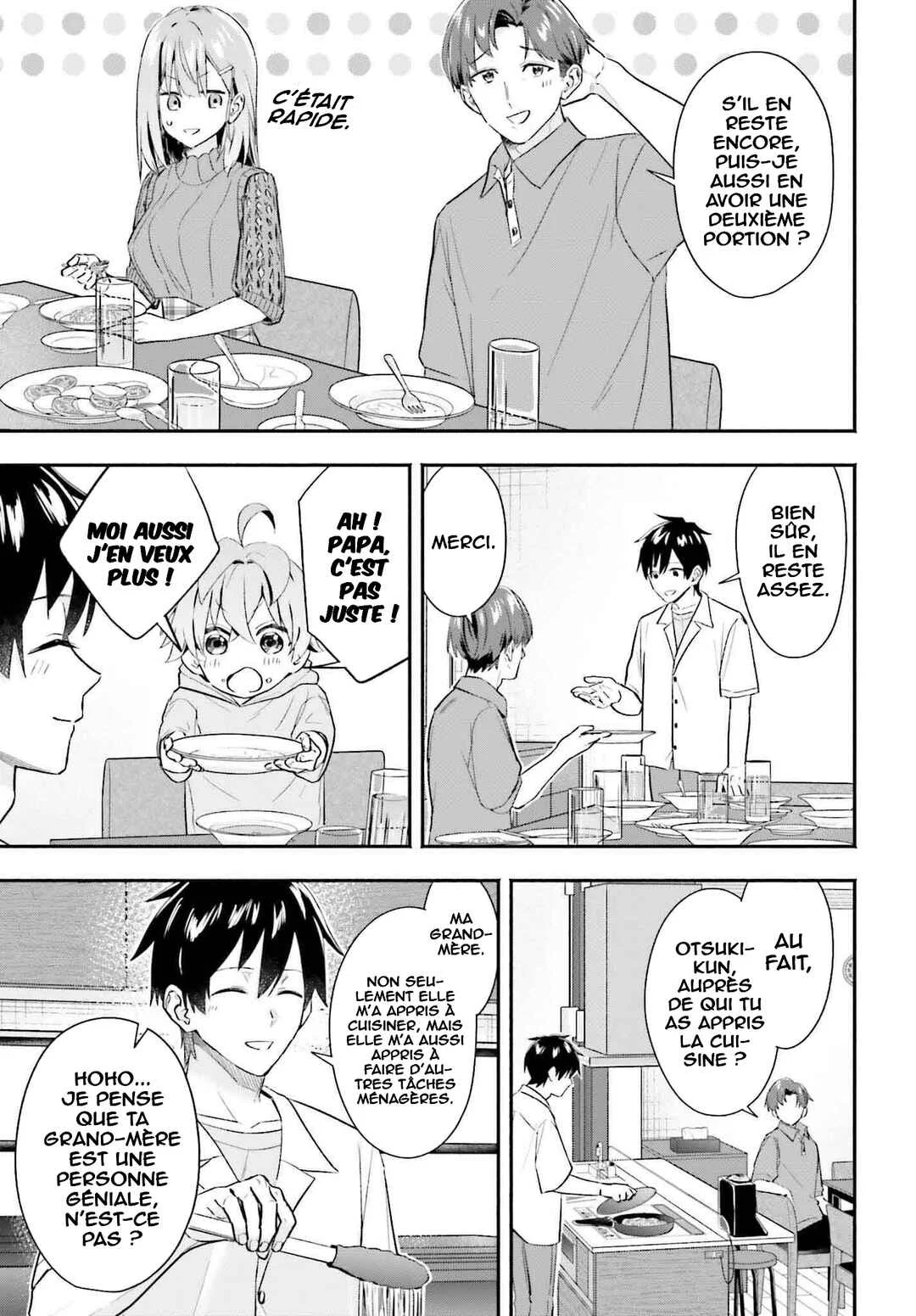 Kaji Daikou no Arubaito wo Hajimetara Gakuen Ichi no Bishoujo no Kazoku ni Kiniirarechaimashita. Chapitre 5 - Page 27