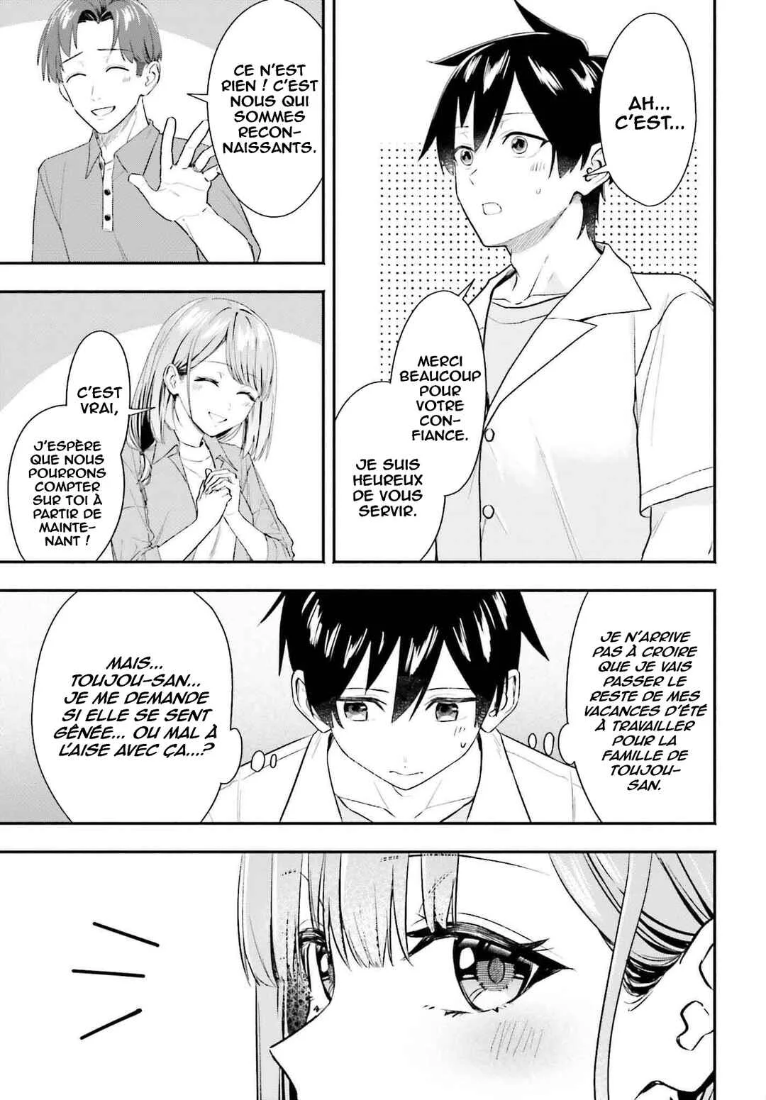 Kaji Daikou no Arubaito wo Hajimetara Gakuen Ichi no Bishoujo no Kazoku ni Kiniirarechaimashita. Chapitre 5 - Page 31
