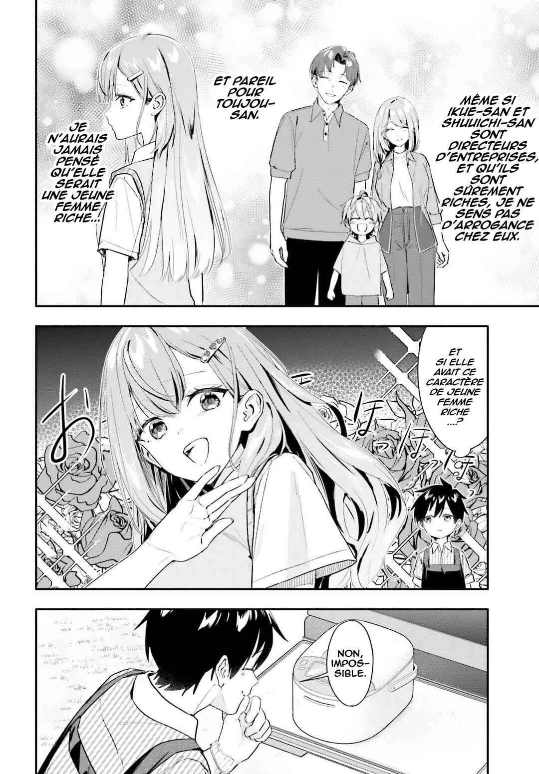 Kaji Daikou no Arubaito wo Hajimetara Gakuen Ichi no Bishoujo no Kazoku ni Kiniirarechaimashita. Chapitre 6 - Page 28