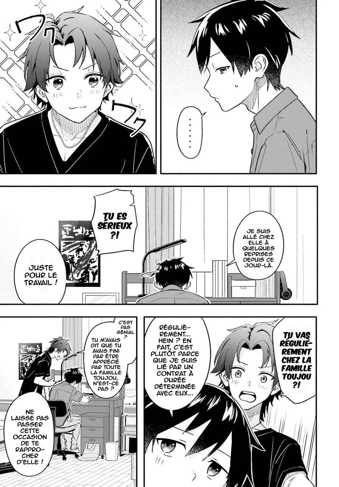 Kaji Daikou no Arubaito wo Hajimetara Gakuen Ichi no Bishoujo no Kazoku ni Kiniirarechaimashita. Chapitre 8 - Page 3