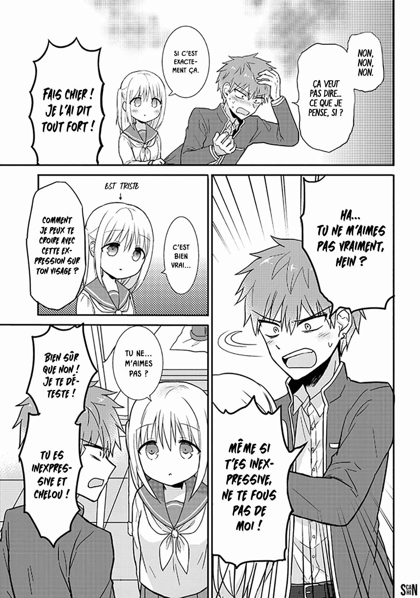 Kao ni Denai Kashiwada-san to Kao ni Deru Oota-kun Chapitre 1: La fille au visage inexpressif et le garçon au visage émotif - Page 8