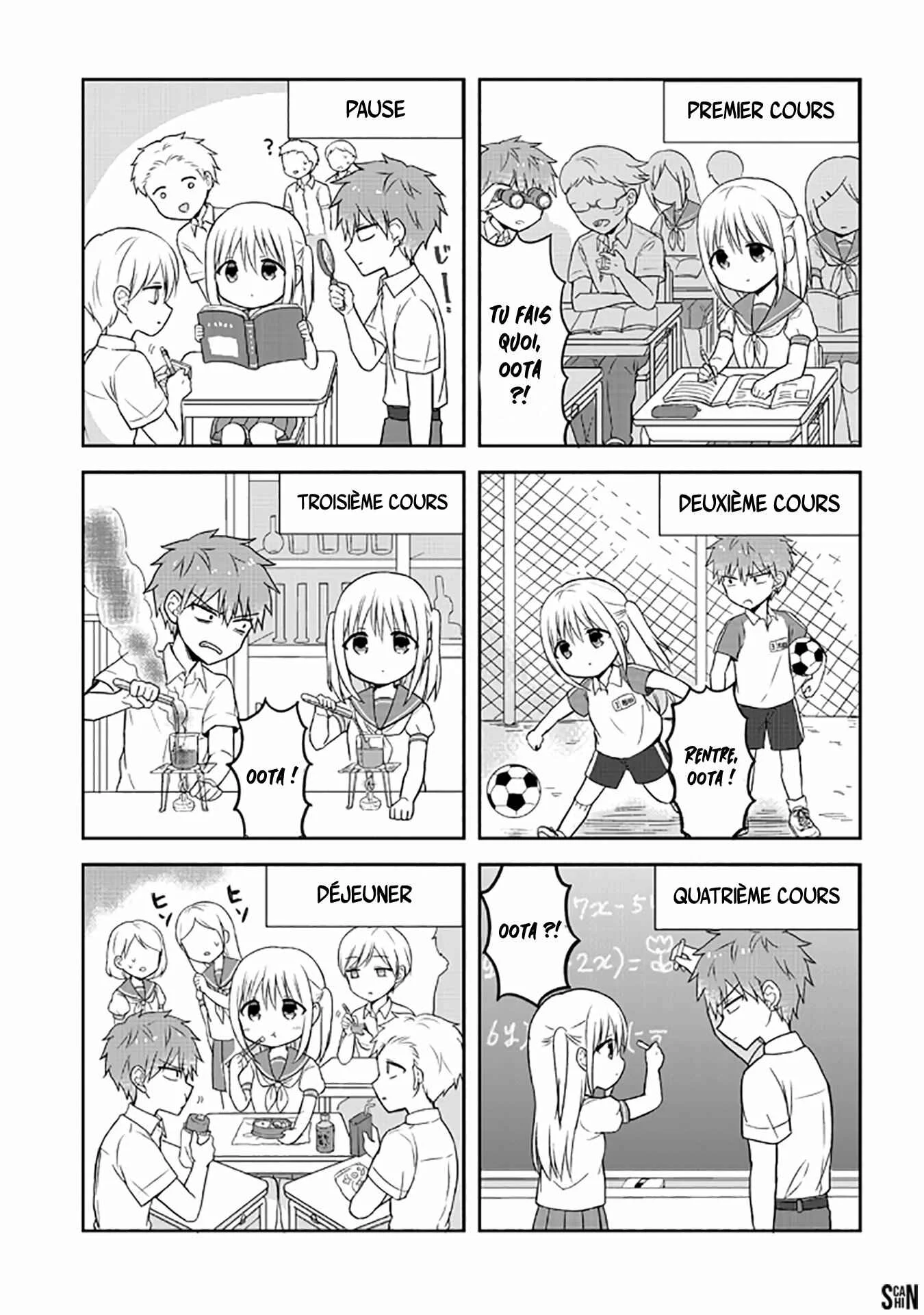 Kao ni Denai Kashiwada-san to Kao ni Deru Oota-kun Chapitre 2: Le quotidien de Kashiwada - Page 3