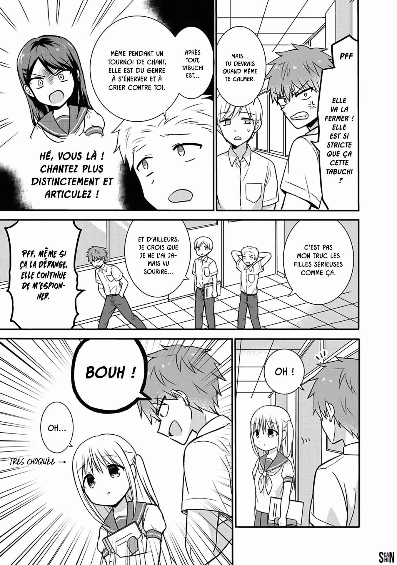 Kao ni Denai Kashiwada-san to Kao ni Deru Oota-kun Chapitre 5: Le secret de Tabuchi - Page 3