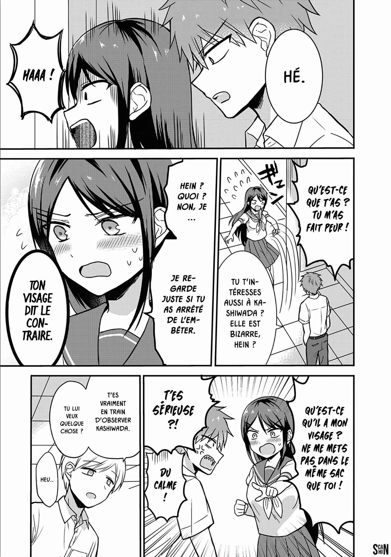 Kao ni Denai Kashiwada-san to Kao ni Deru Oota-kun Chapitre 5: Le secret de Tabuchi - Page 5