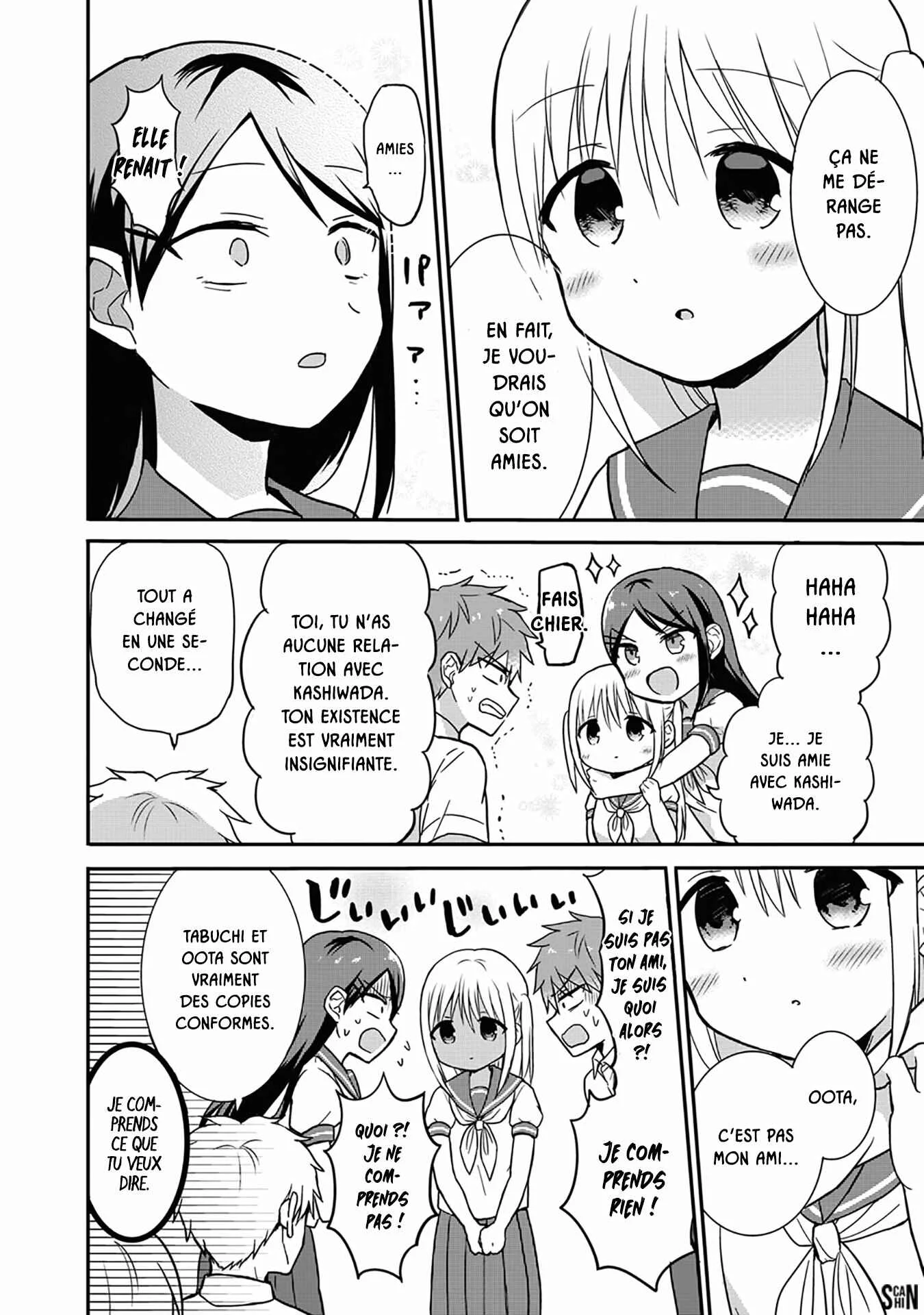Kao ni Denai Kashiwada-san to Kao ni Deru Oota-kun Chapitre 5: Le secret de Tabuchi - Page 10