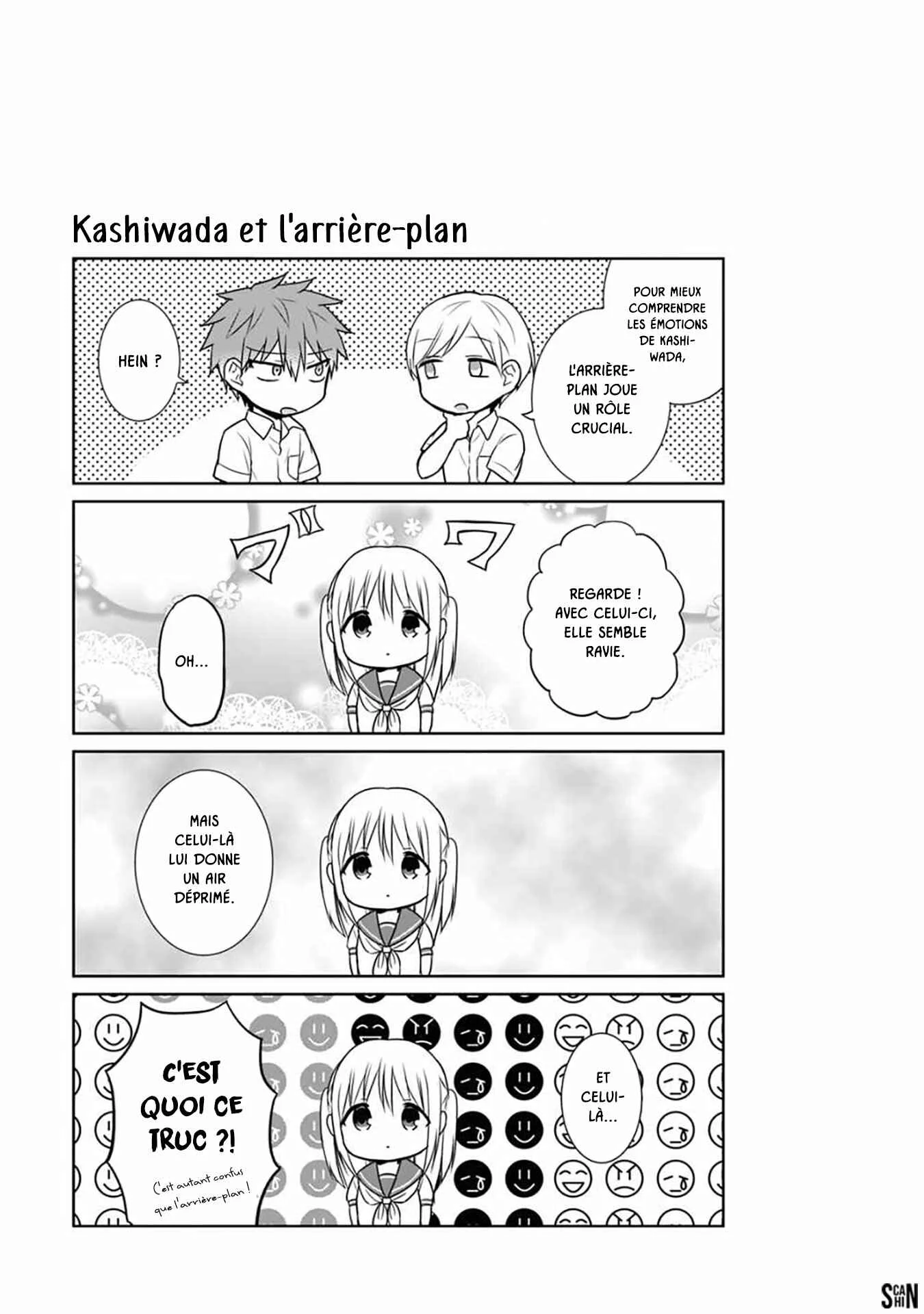 Kao ni Denai Kashiwada-san to Kao ni Deru Oota-kun Chapitre 6: Le déjeuner d'Oota - Page 9
