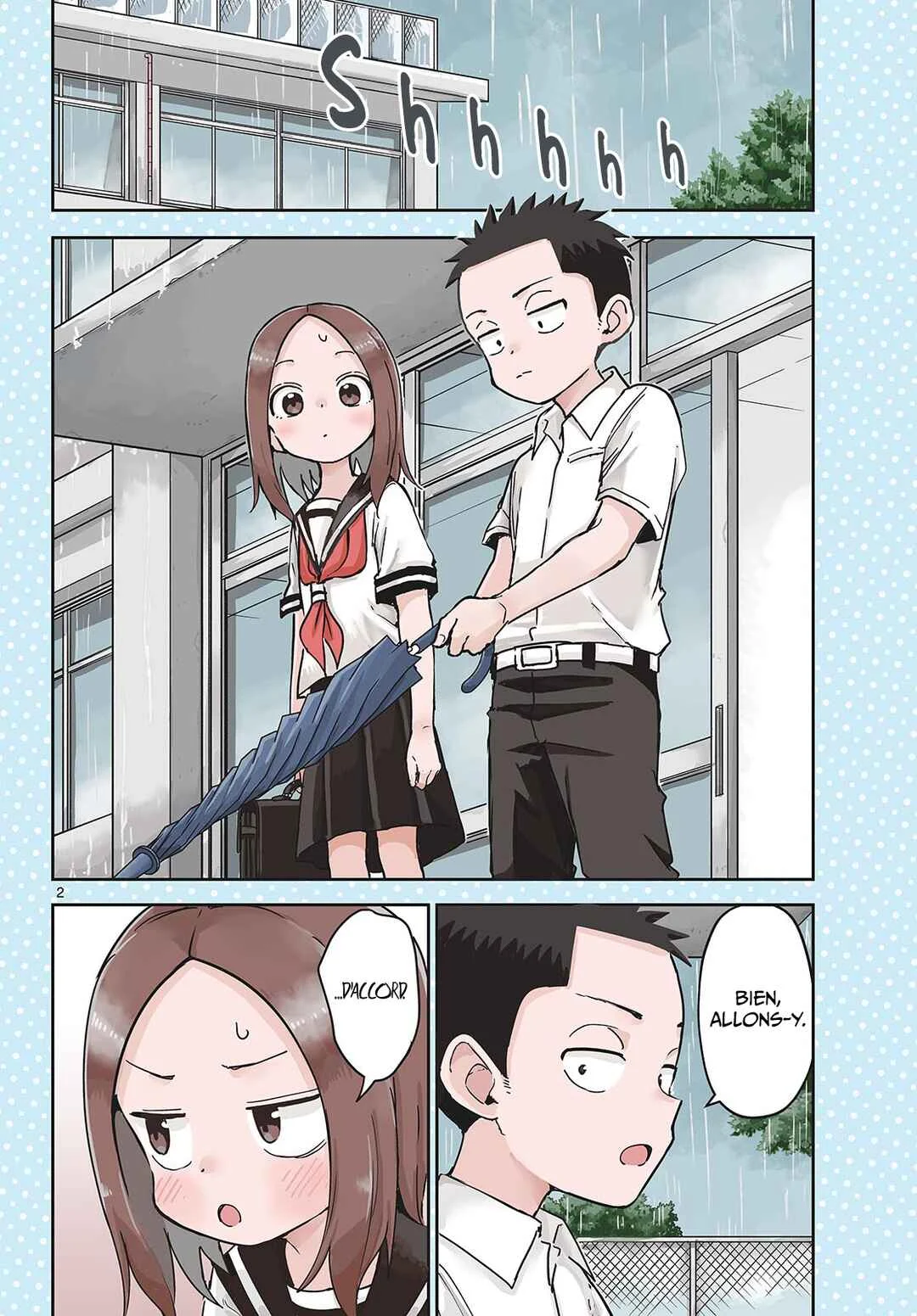 Karakai Jouzu (?) no Nishikata-san Chapitre 3: Partager un parapluie - Page 2