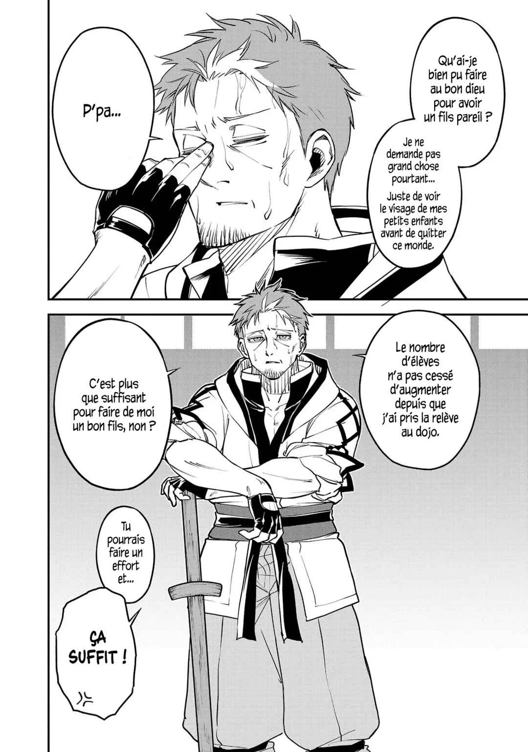 Katainaka no Ossan, Kensei ni Naru ~Tada no Inaka no Kenjutsu Shihan Datta noni, Taisei Shita Deshi-tachi ga Ore wo Hottekurenai Ken~ Chapitre 1 - Page 8