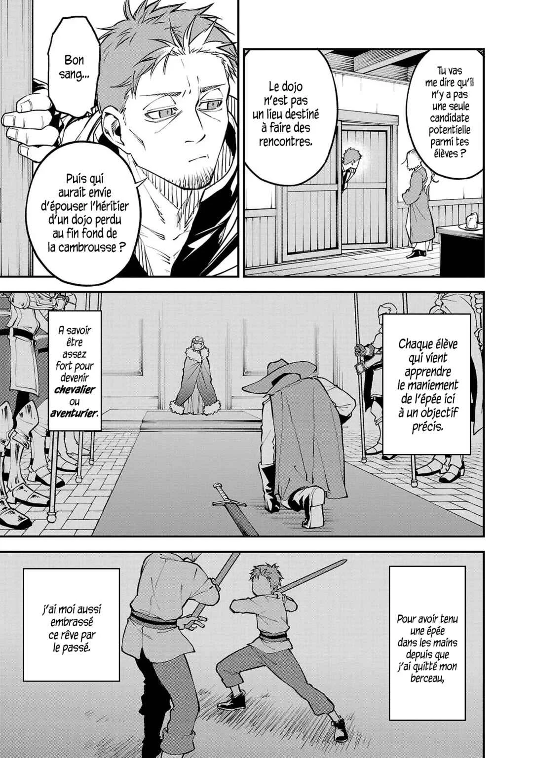 Katainaka no Ossan, Kensei ni Naru ~Tada no Inaka no Kenjutsu Shihan Datta noni, Taisei Shita Deshi-tachi ga Ore wo Hottekurenai Ken~ Chapitre 1 - Page 9