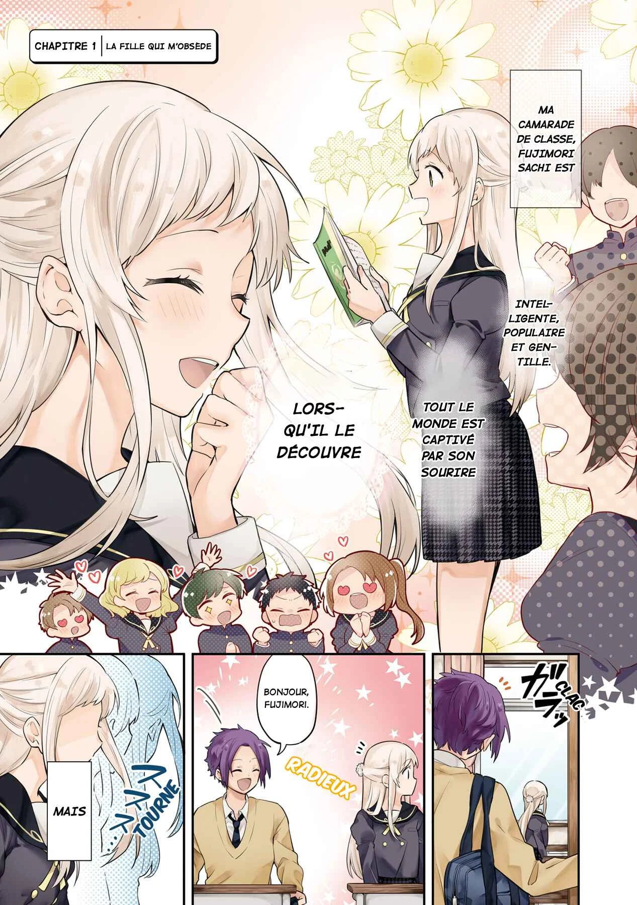 Kimi no Yokogao shika Mirenai Chapitre 1: La fille qui m'obsède - Page 1
