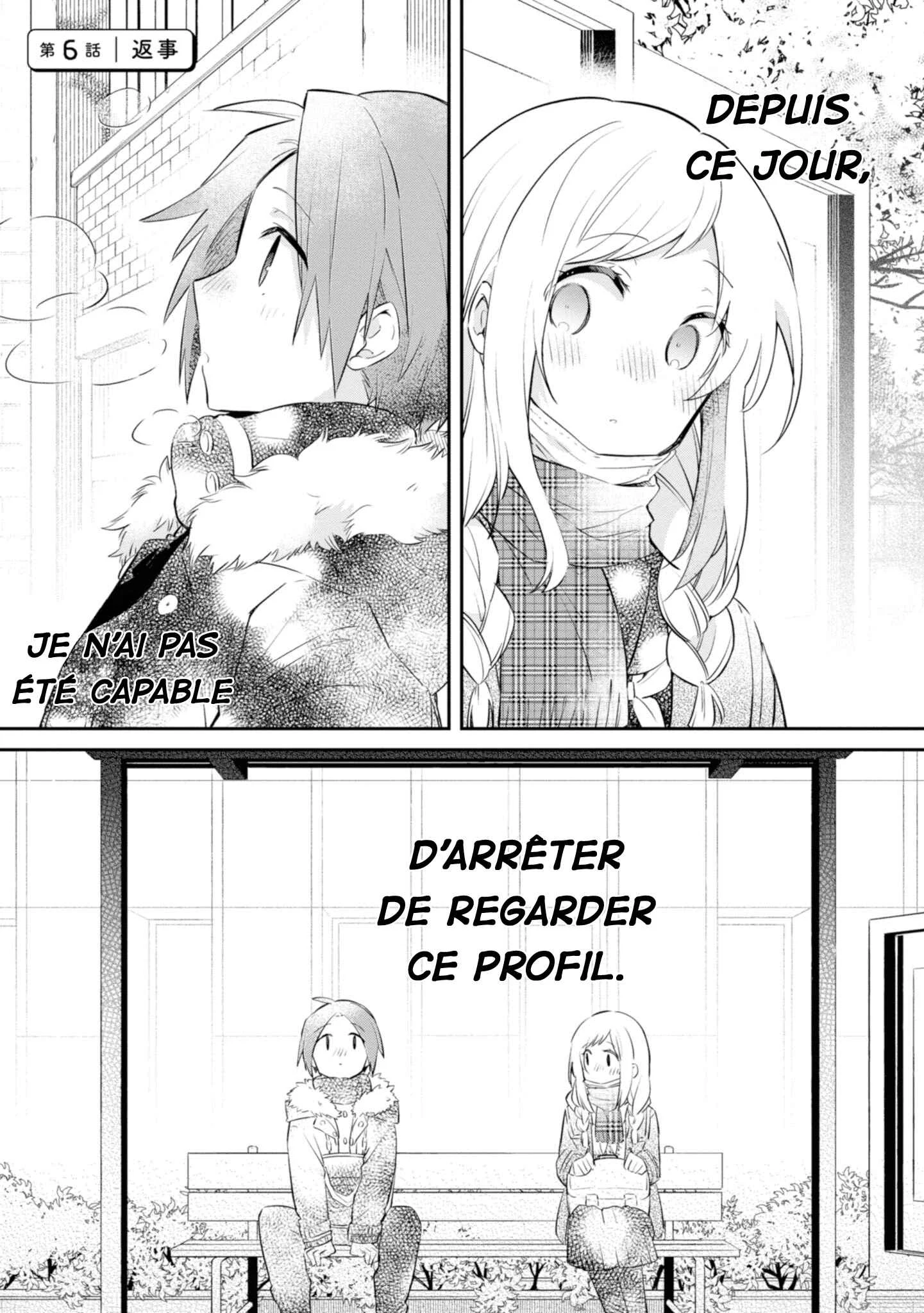 Kimi no Yokogao shika Mirenai Chapitre 6: Réponse - Page 1