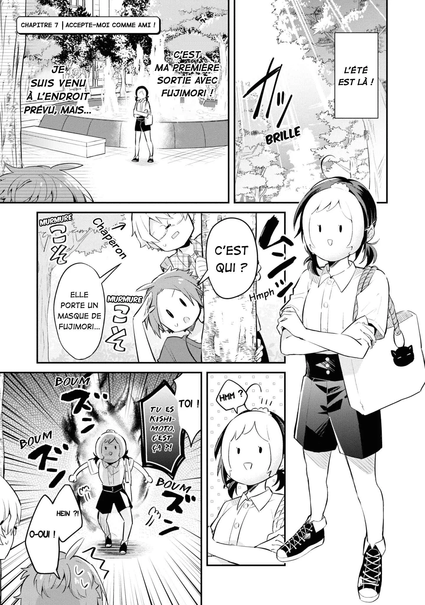 Kimi no Yokogao shika Mirenai Chapitre 7: Accepte-moi comme ami ! - Page 1