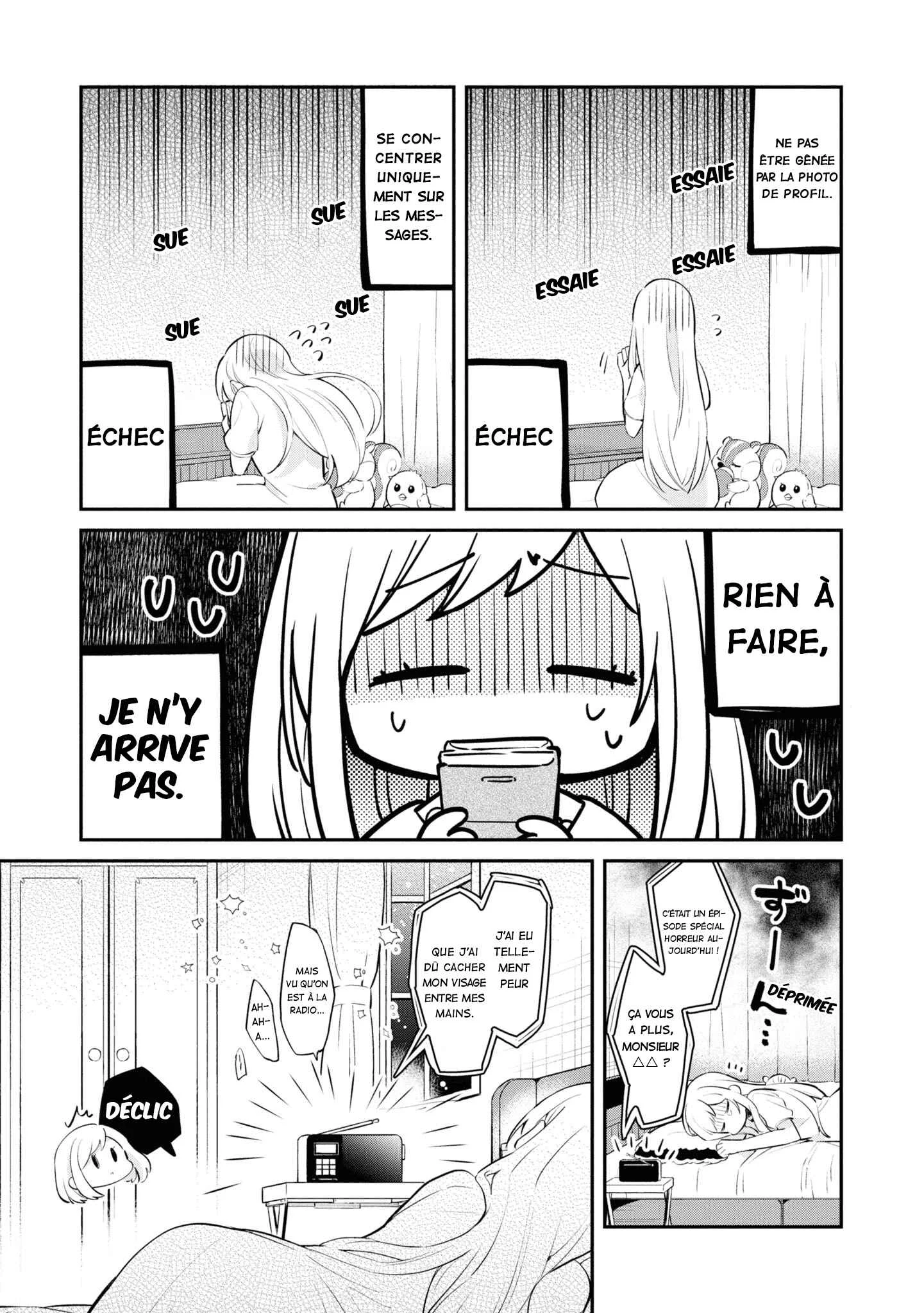 Kimi no Yokogao shika Mirenai Chapitre 8.5: Je n'arrive pas à regarder mon téléphone - Page 5