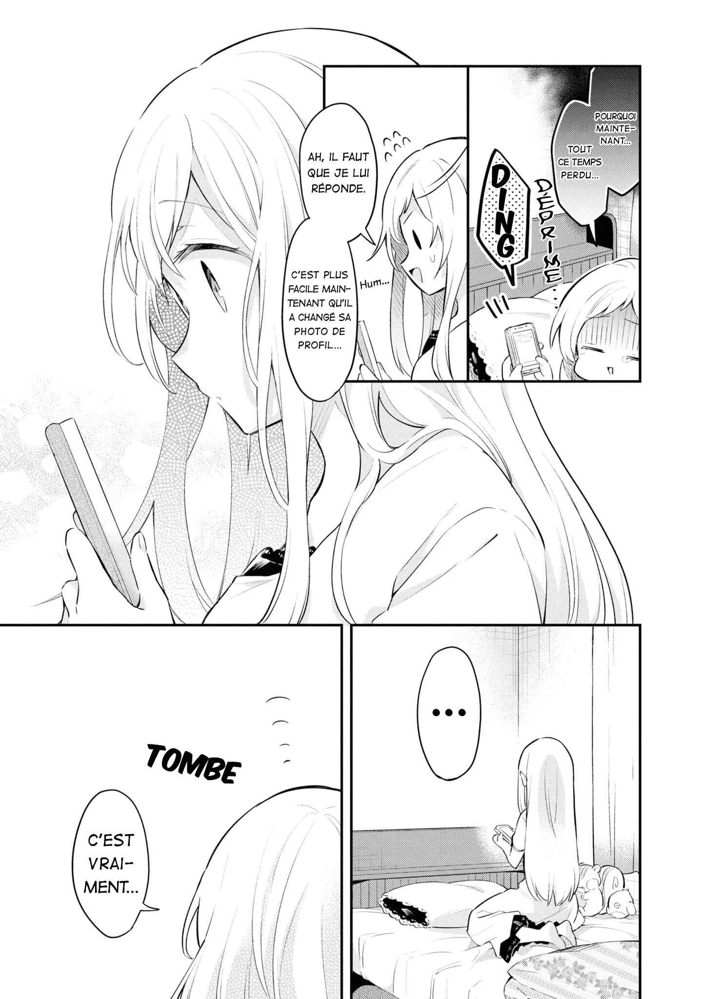Kimi no Yokogao shika Mirenai Chapitre 8.5: Je n'arrive pas à regarder mon téléphone - Page 11