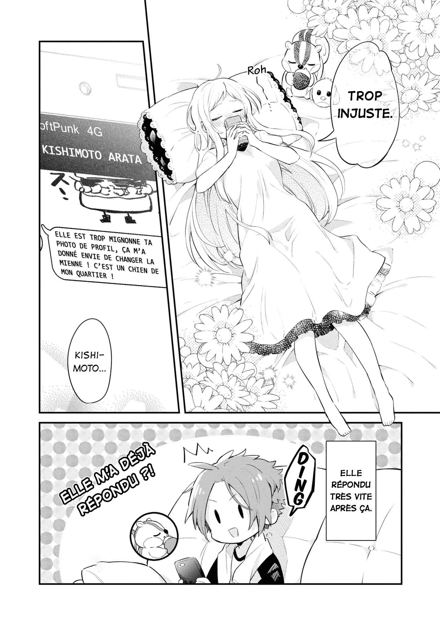 Kimi no Yokogao shika Mirenai Chapitre 8.5: Je n'arrive pas à regarder mon téléphone - Page 12