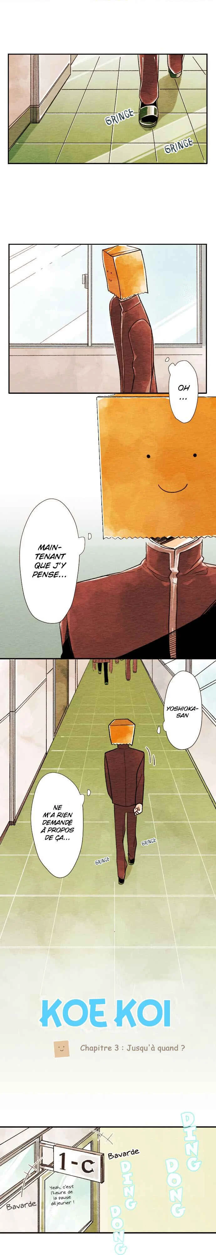 Koe Koi Chapitre 3: Jusqu'à quand ? - Page 1