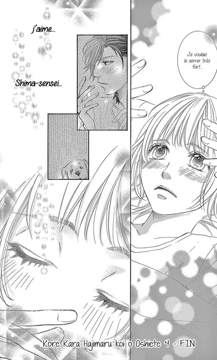 Kore kara Hajimaru Koi o Oshiete Chapitre 4 - Page 37