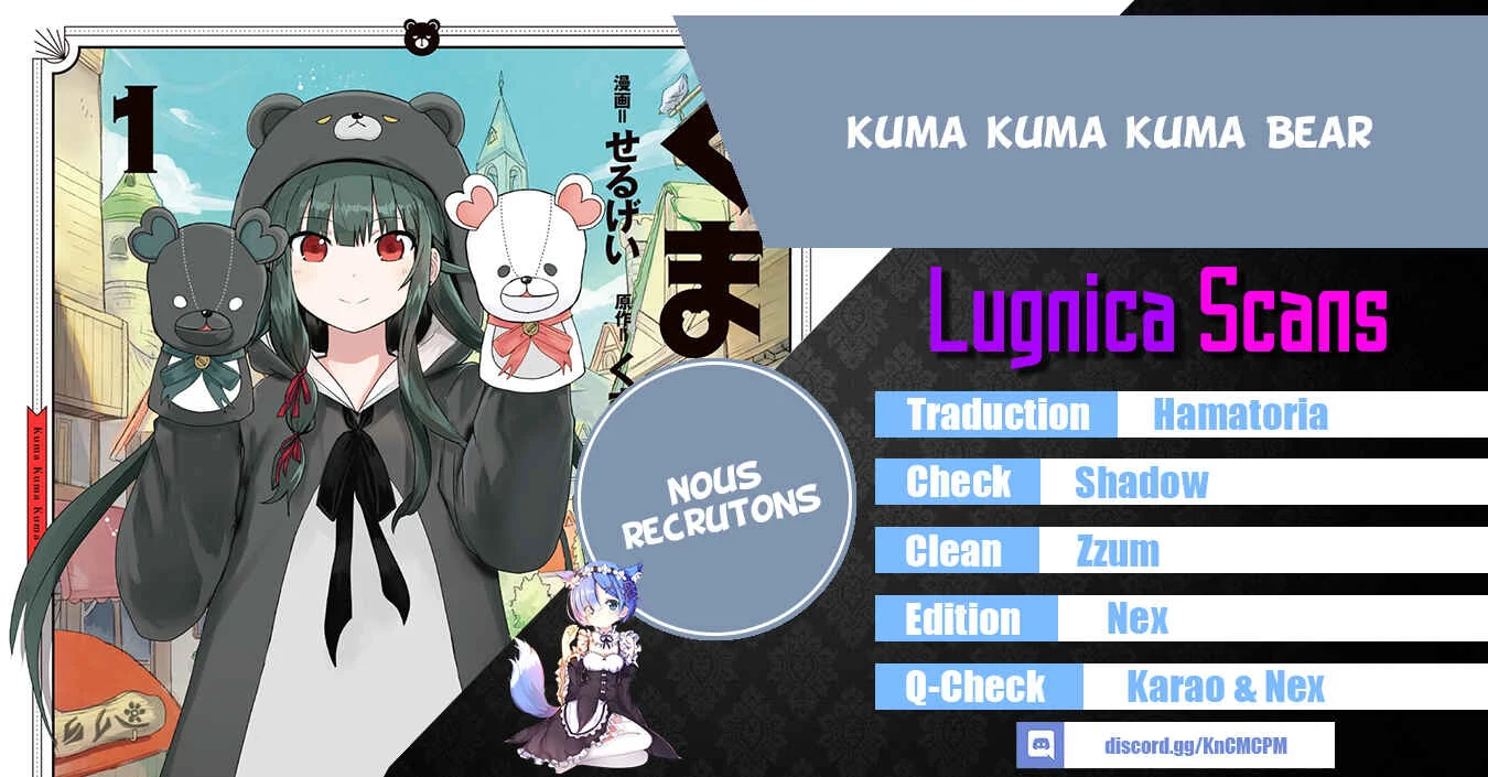 Kuma Kuma Kuma Bear Chapitre 5 - Page 1