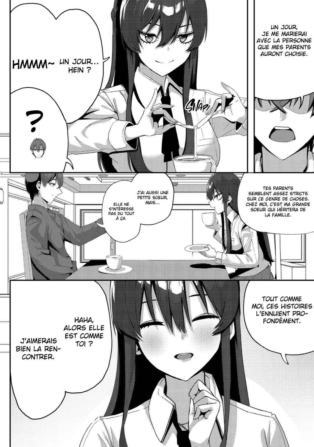 Kurokami Seiso no Reikoku Bishoujo wo Tasuketara, Ore to Futarikiri no Toki dake Dereru You ni Natta Ken Chapitre 2: Visite à domicile - Page 14