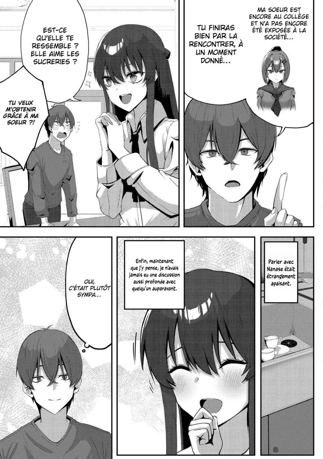 Kurokami Seiso no Reikoku Bishoujo wo Tasuketara, Ore to Futarikiri no Toki dake Dereru You ni Natta Ken Chapitre 2: Visite à domicile - Page 15