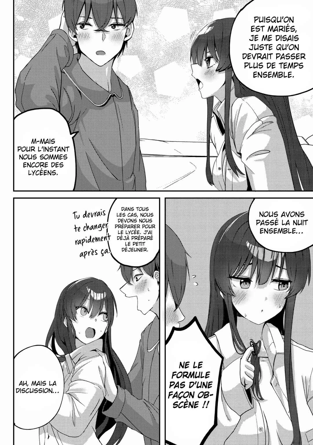 Kurokami Seiso no Reikoku Bishoujo wo Tasuketara, Ore to Futarikiri no Toki dake Dereru You ni Natta Ken Chapitre 4: La vie de lycéen - Page 3