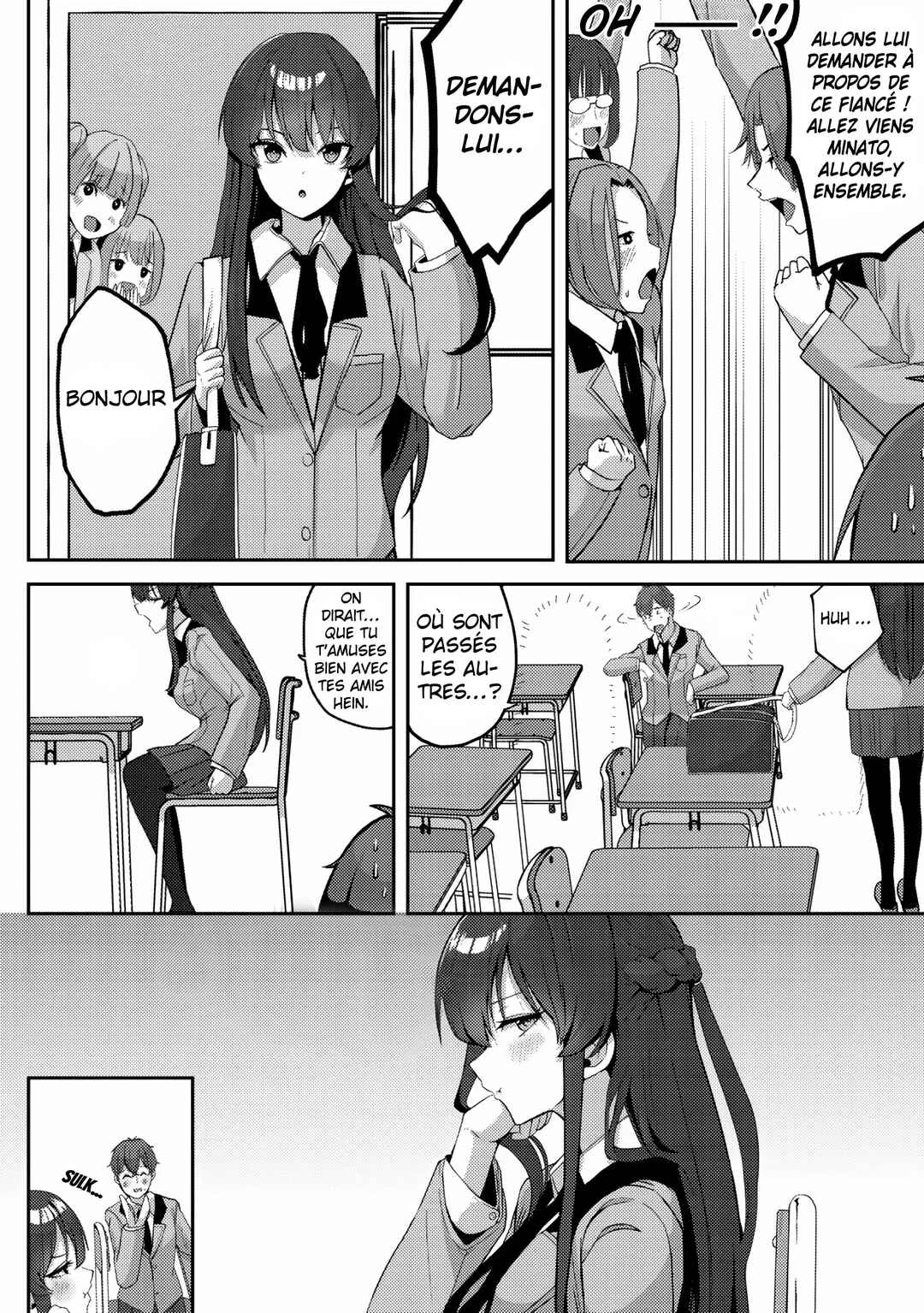 Kurokami Seiso no Reikoku Bishoujo wo Tasuketara, Ore to Futarikiri no Toki dake Dereru You ni Natta Ken Chapitre 4: La vie de lycéen - Page 15
