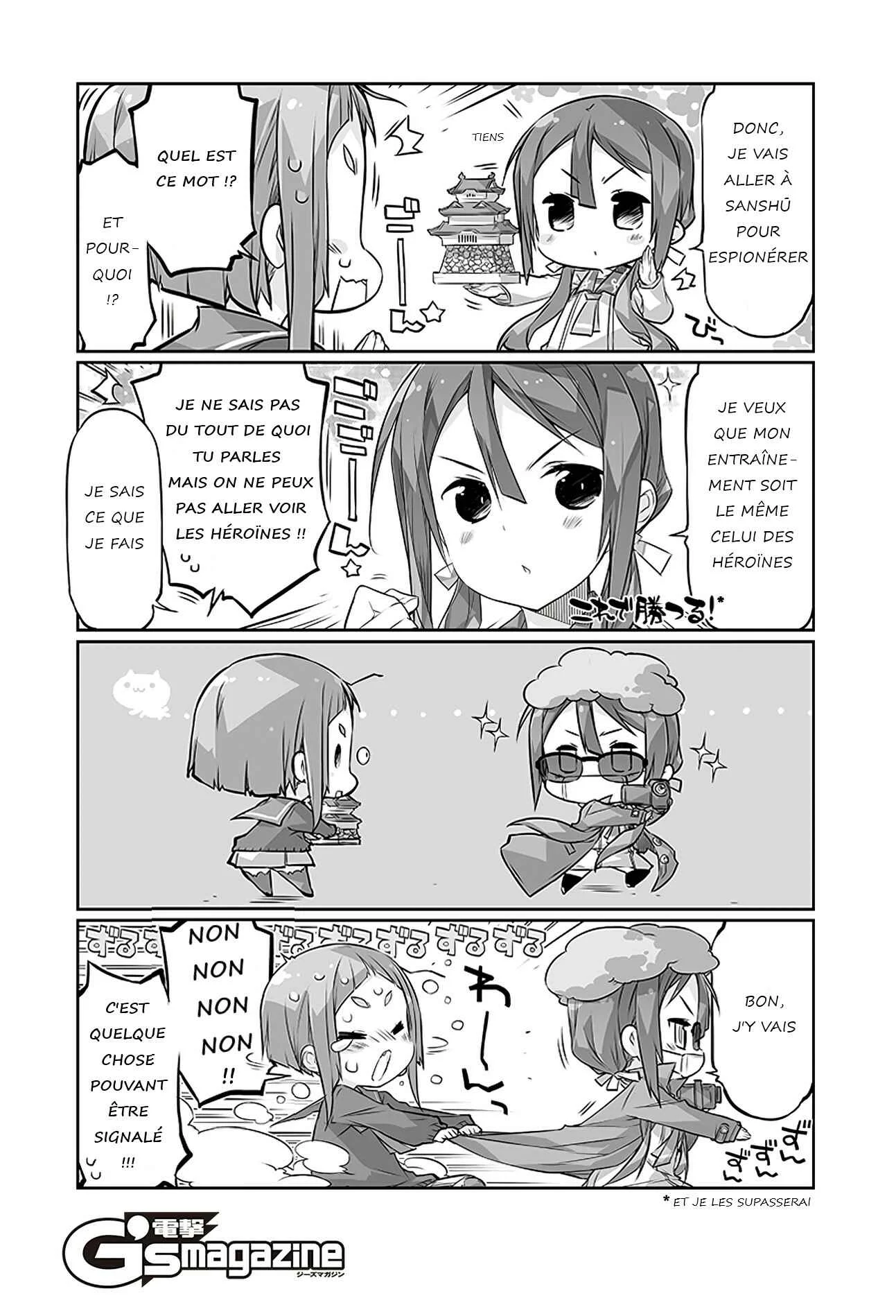 Kusunoki Mebuki Is Training Now! Chapitre 1: Mebuki et les châteaux de Takamatsu - Page 3