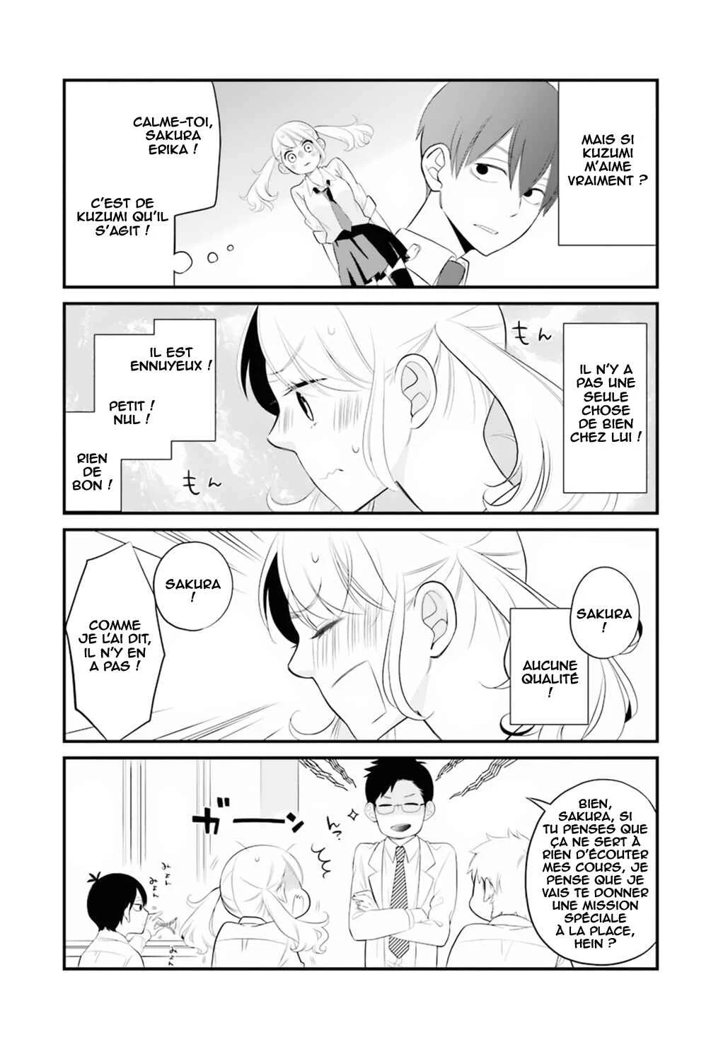 Kuzumi-kun, Can't You Read the Room? Chapitre 0.1:  Un type ennuyeux qui est dans ma ligne de mire - Page 9