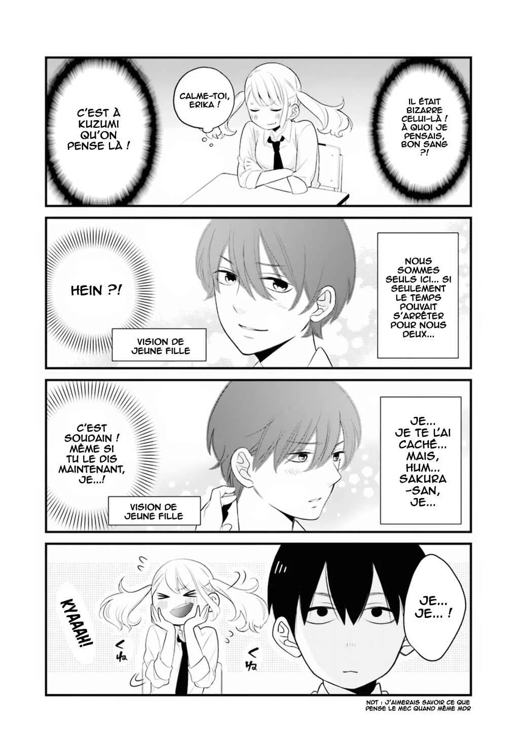 Kuzumi-kun, Can't You Read the Room? Chapitre 0.1:  Un type ennuyeux qui est dans ma ligne de mire - Page 17