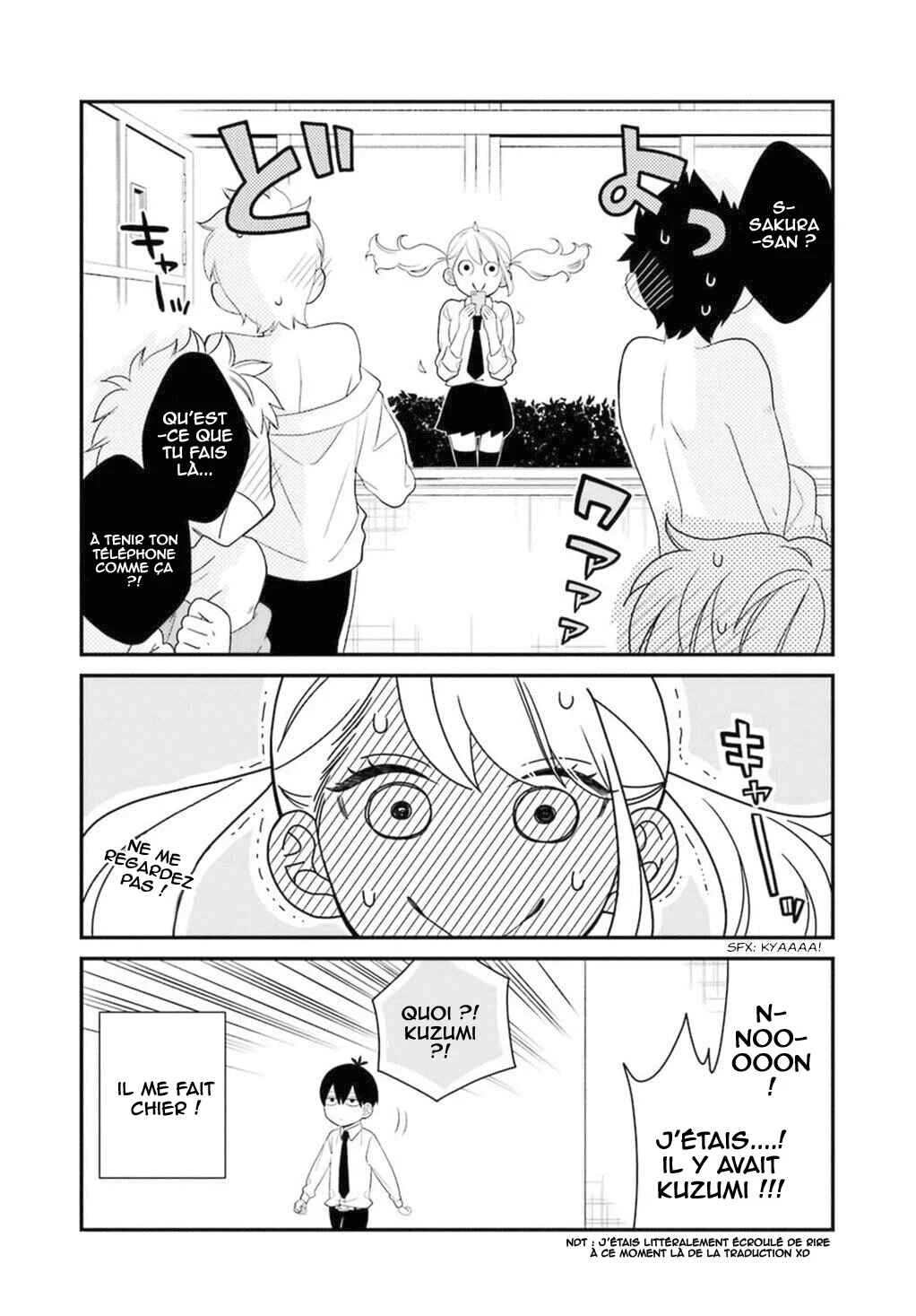 Kuzumi-kun, Can't You Read the Room? Chapitre 0.5: Ton sourire - Page 18