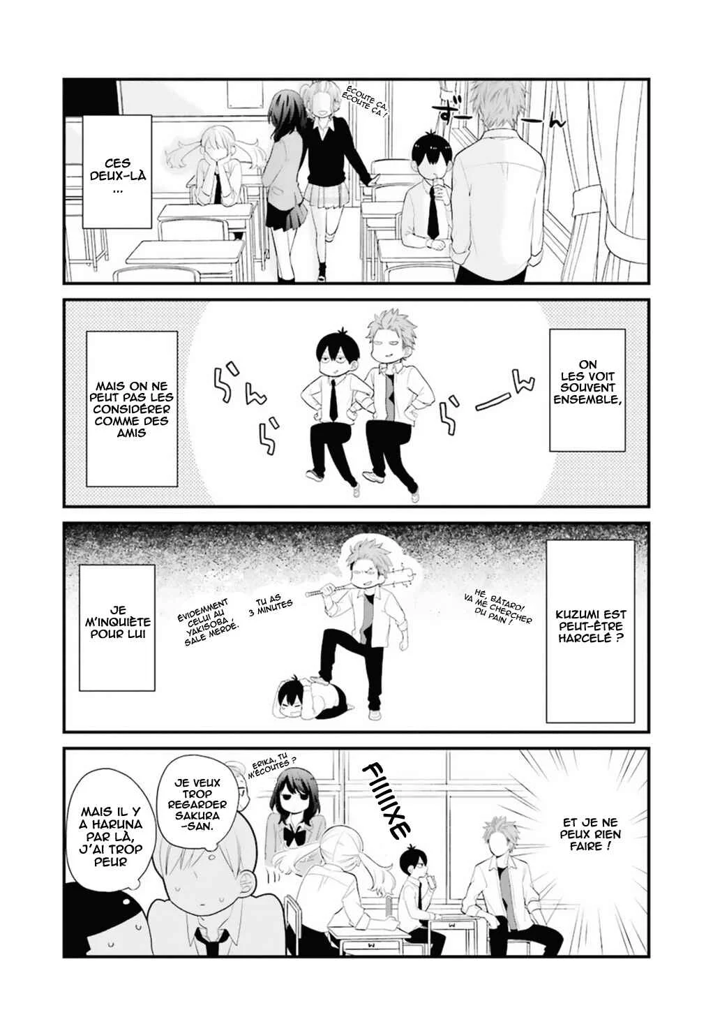 Kuzumi-kun, Can't You Read the Room? Chapitre 0.9: Haruna-kun , le délinquant - Page 2