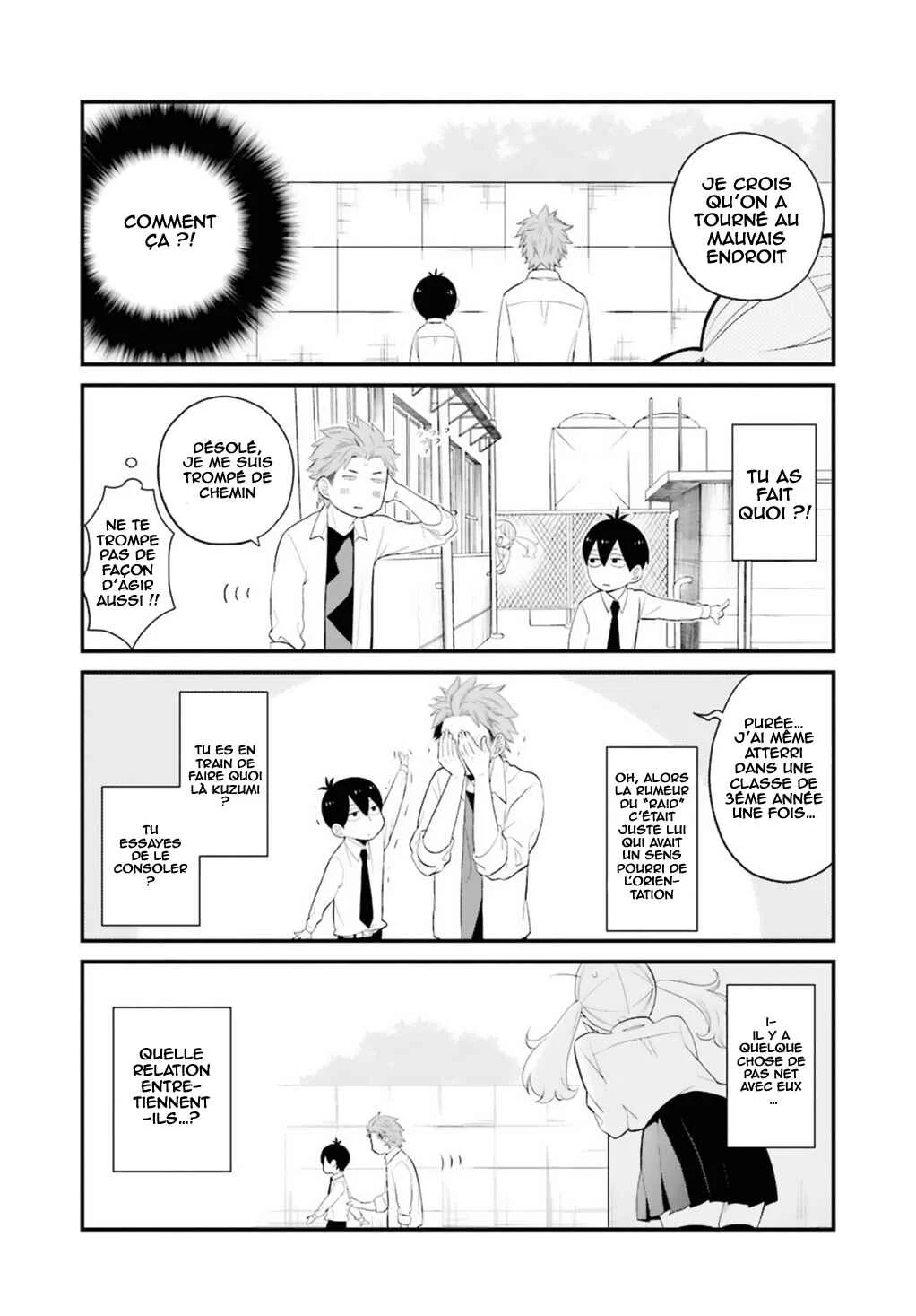 Kuzumi-kun, Can't You Read the Room? Chapitre 0.9: Haruna-kun , le délinquant - Page 6