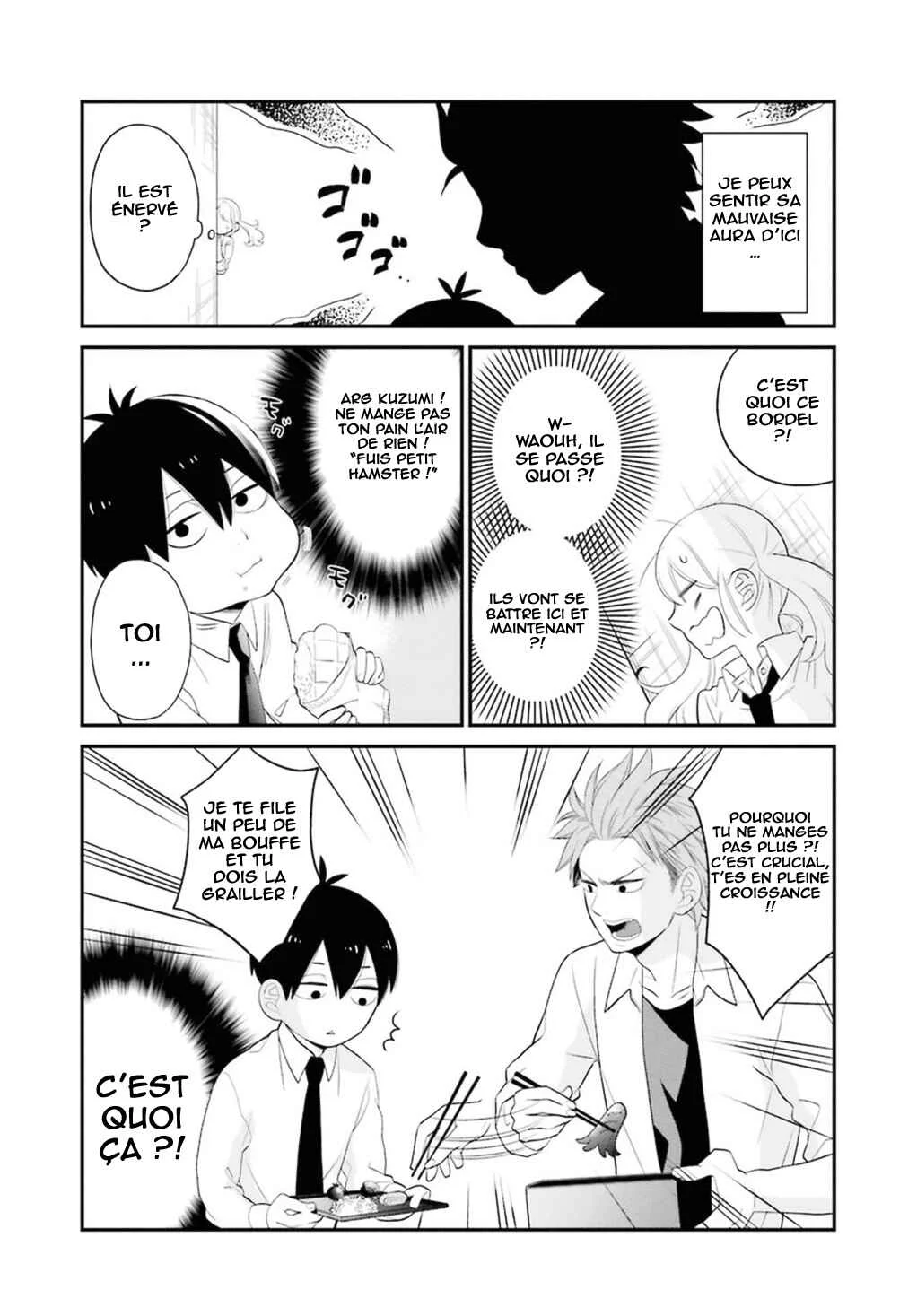 Kuzumi-kun, Can't You Read the Room? Chapitre 0.9: Haruna-kun , le délinquant - Page 8