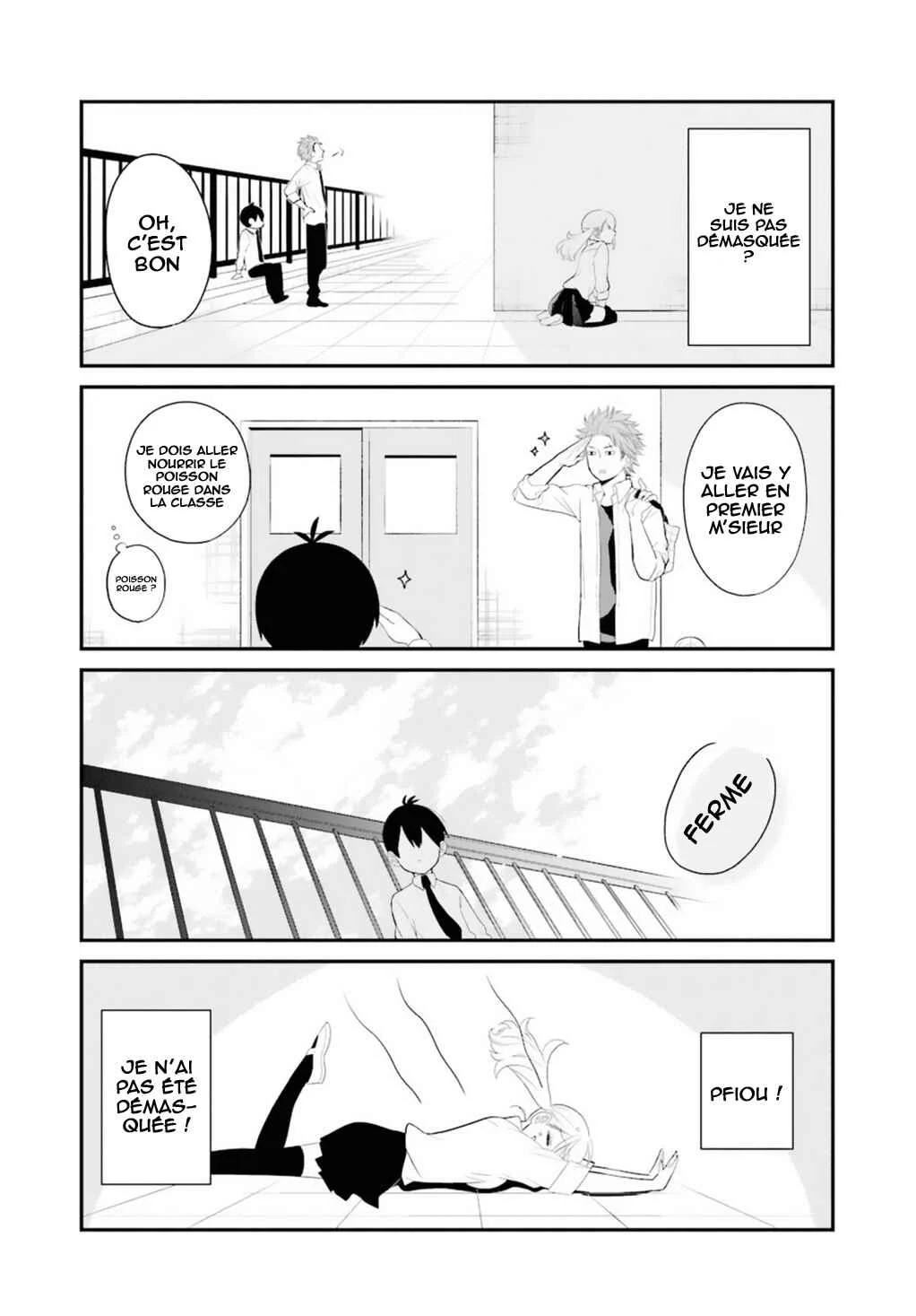 Kuzumi-kun, Can't You Read the Room? Chapitre 0.9: Haruna-kun , le délinquant - Page 15