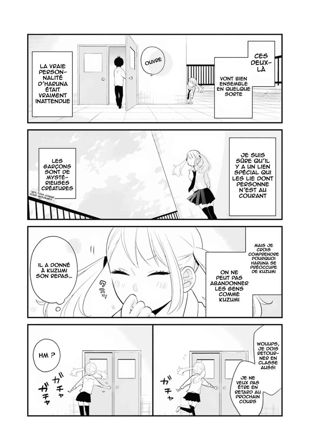 Kuzumi-kun, Can't You Read the Room? Chapitre 0.9: Haruna-kun , le délinquant - Page 16