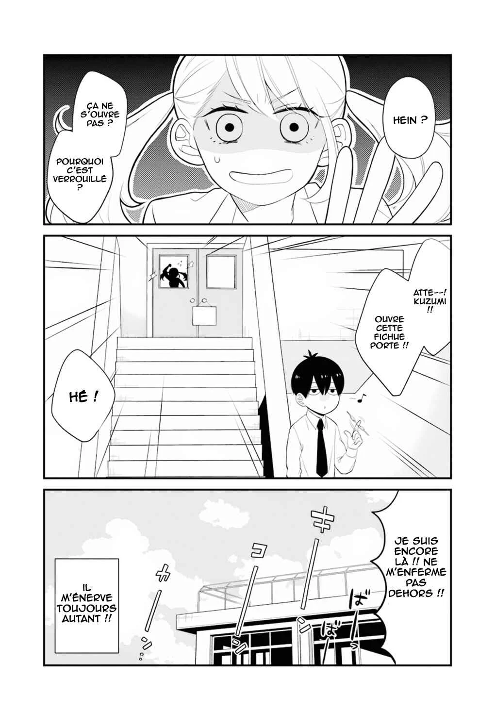Kuzumi-kun, Can't You Read the Room? Chapitre 0.9: Haruna-kun , le délinquant - Page 17