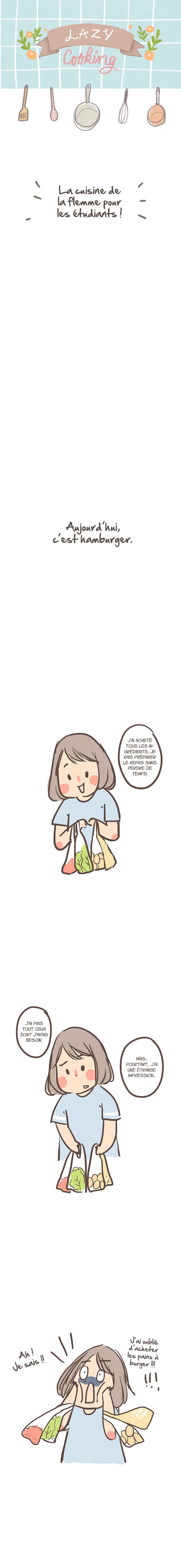Lazy Cooking Chapitre 4: Ramen-burgers - Page 1