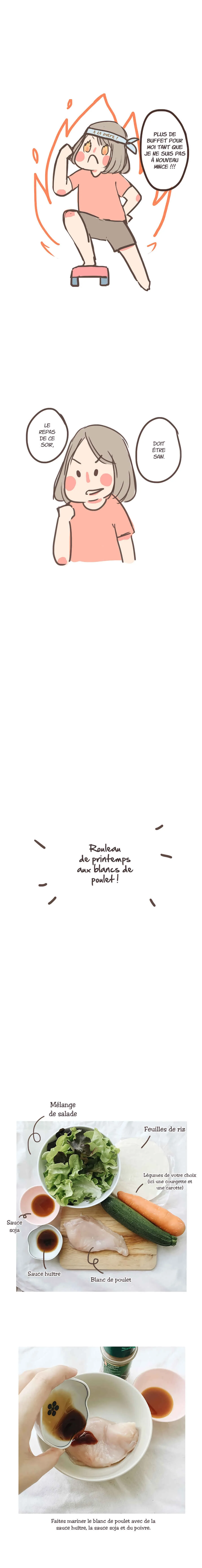 Lazy Cooking Chapitre 5: Rouleau de printemps au poulet - Page 3