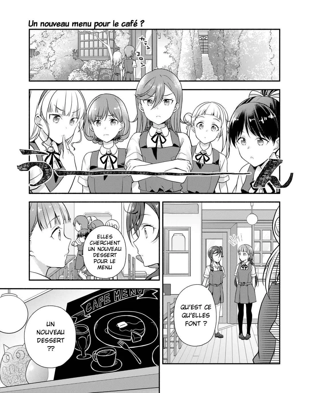 Love Live! Superstar!! Liella! Kila2 Life Comic Chapitre 4: Un nouveau menu pour le café ? - Page 1