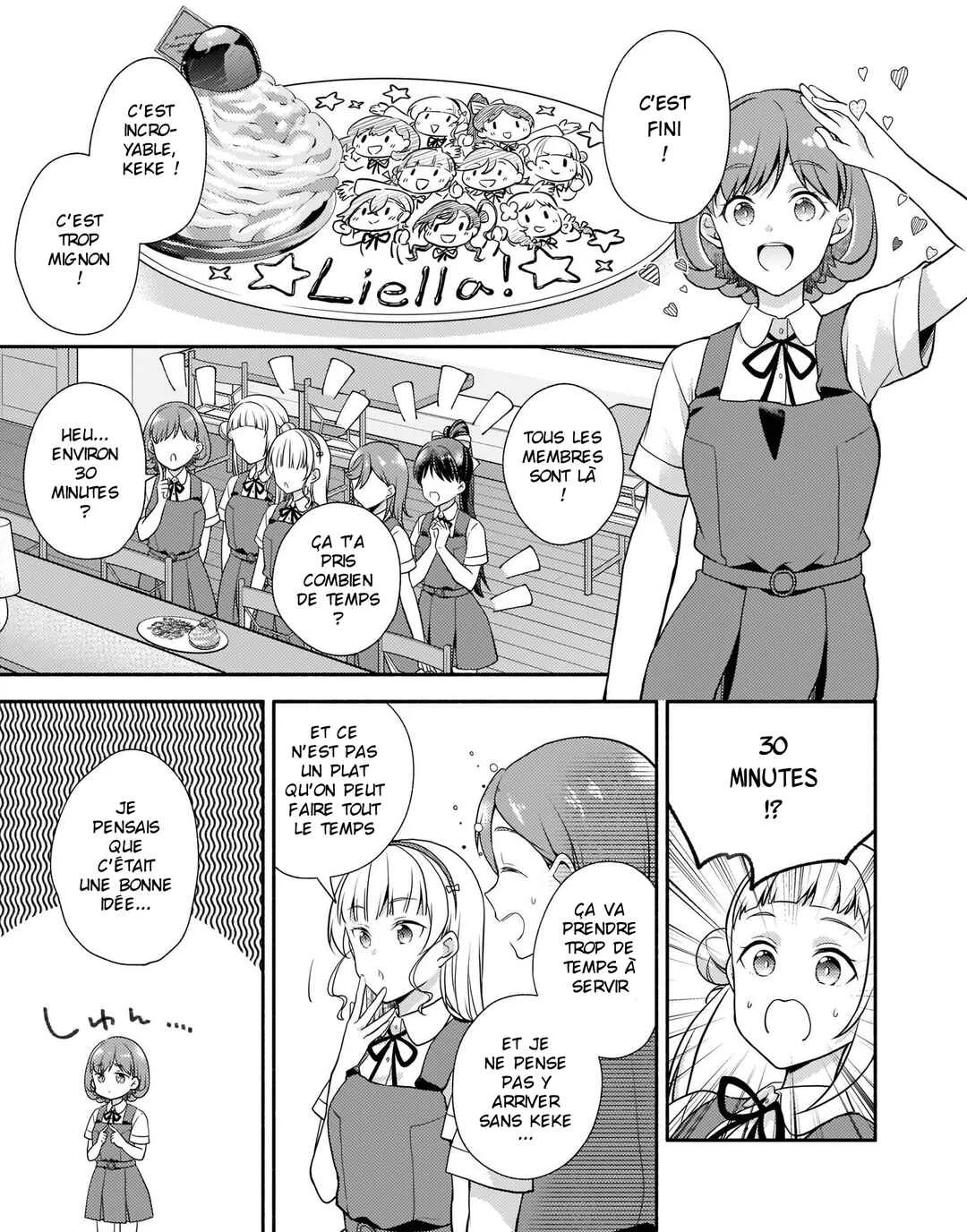 Love Live! Superstar!! Liella! Kila2 Life Comic Chapitre 4: Un nouveau menu pour le café ? - Page 3