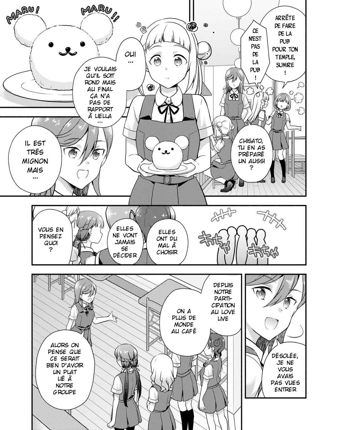 Love Live! Superstar!! Liella! Kila2 Life Comic Chapitre 4: Un nouveau menu pour le café ? - Page 5