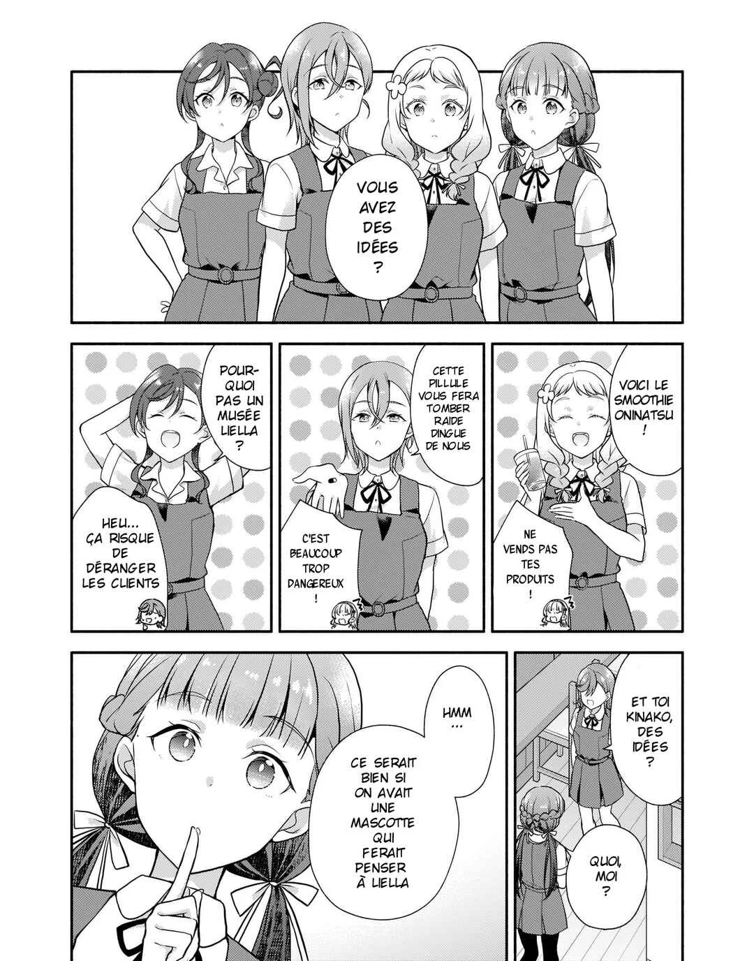Love Live! Superstar!! Liella! Kila2 Life Comic Chapitre 4: Un nouveau menu pour le café ? - Page 6