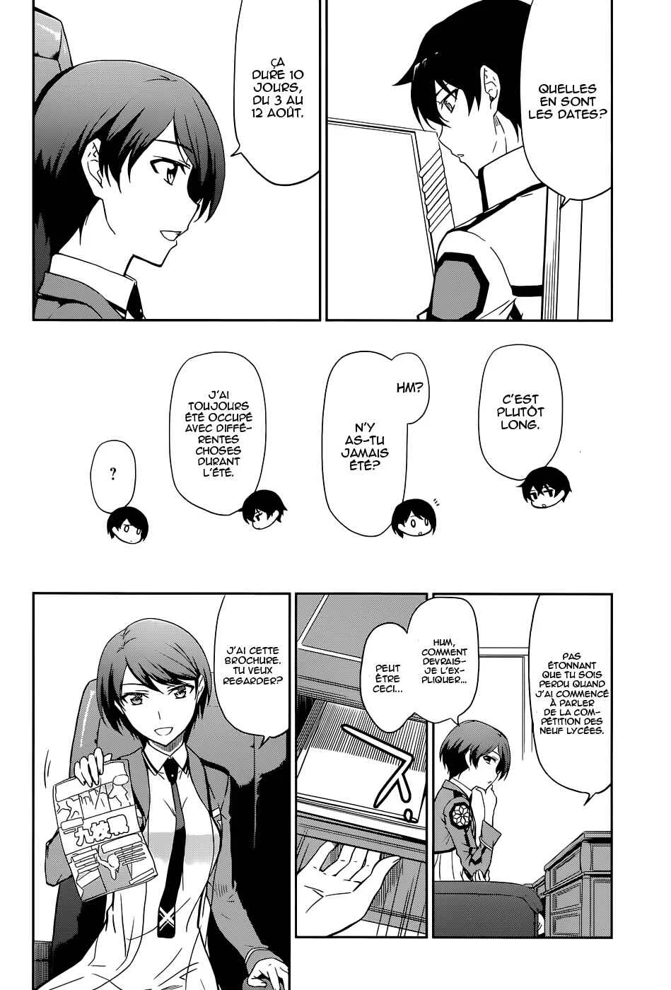 Mahouka Koukou no Rettousei - Kyuukousen-hen Chapitre 1: Après les examens - Page 11