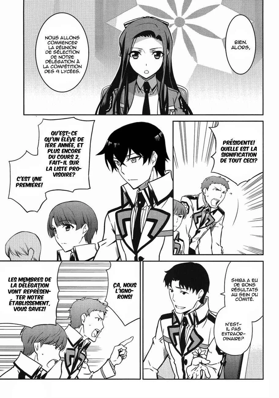 Mahouka Koukou no Rettousei - Kyuukousen-hen Chapitre 3: Sélection  - Page 16