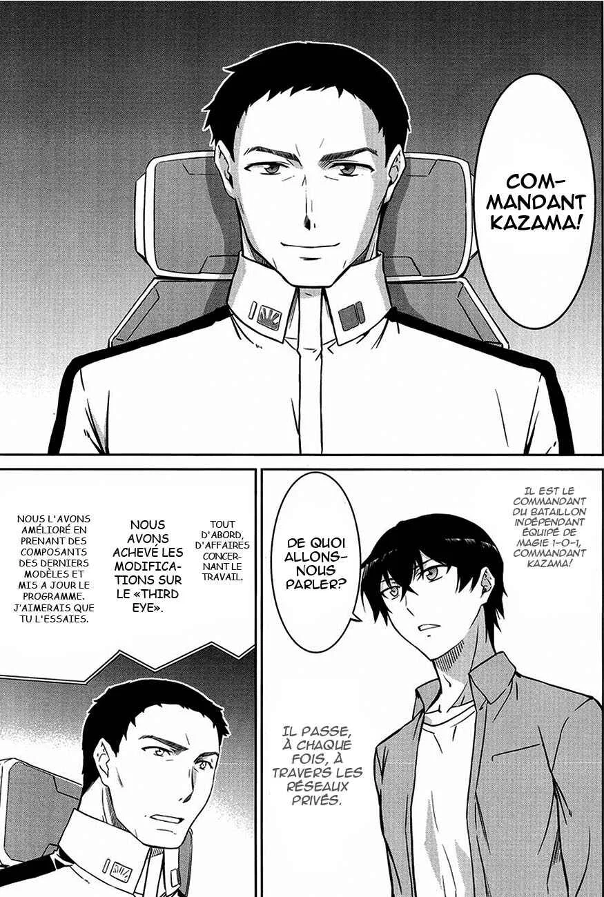 Mahouka Koukou no Rettousei - Kyuukousen-hen Chapitre 3: Sélection  - Page 30